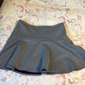 Gray mini skirt
